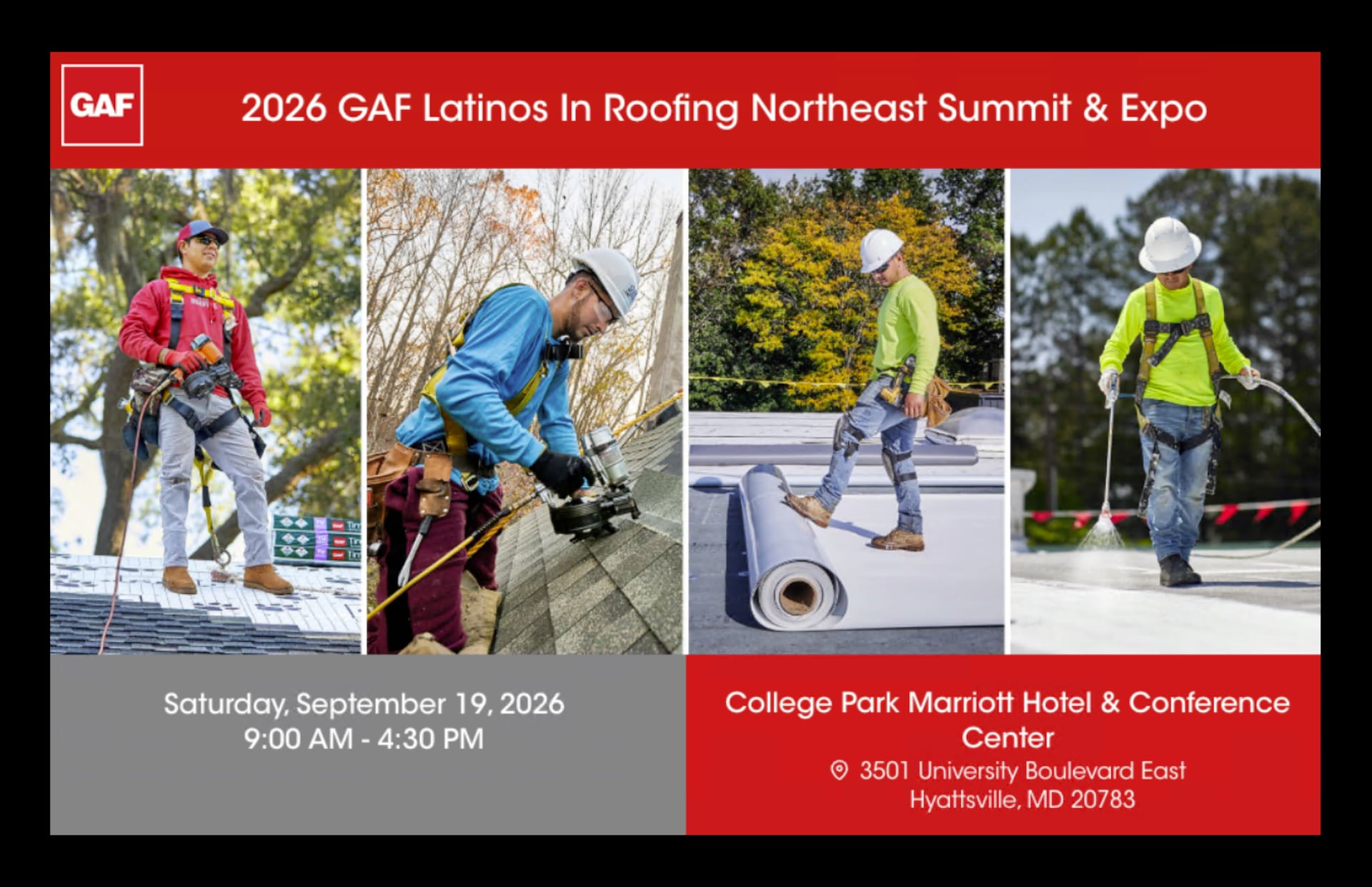 2026 GAF Latinos In Roofing Northeast Summit & Expo